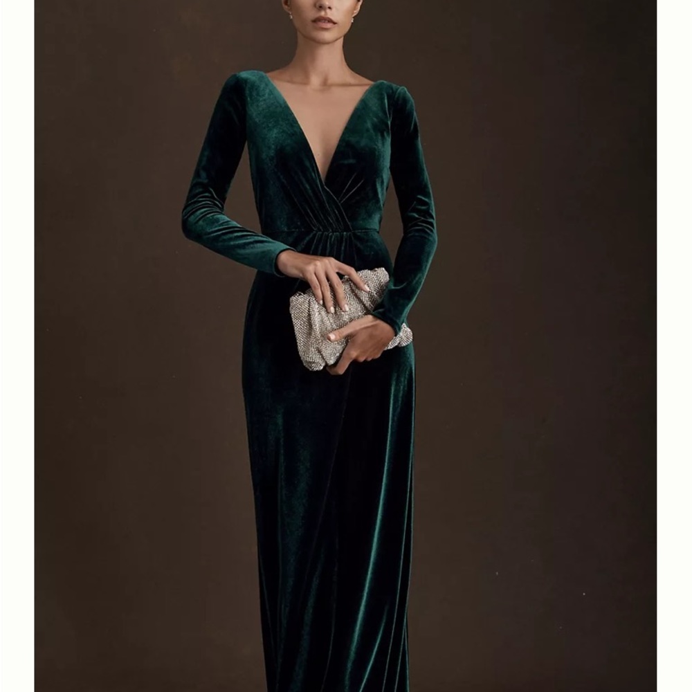 Jenny Yu Ryland Velvet Maxi Dress